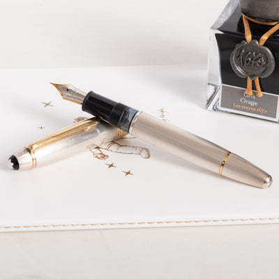 Montblanc Meisterstuck 146 Sterling Silver Barley LeGrand Fountain Pen