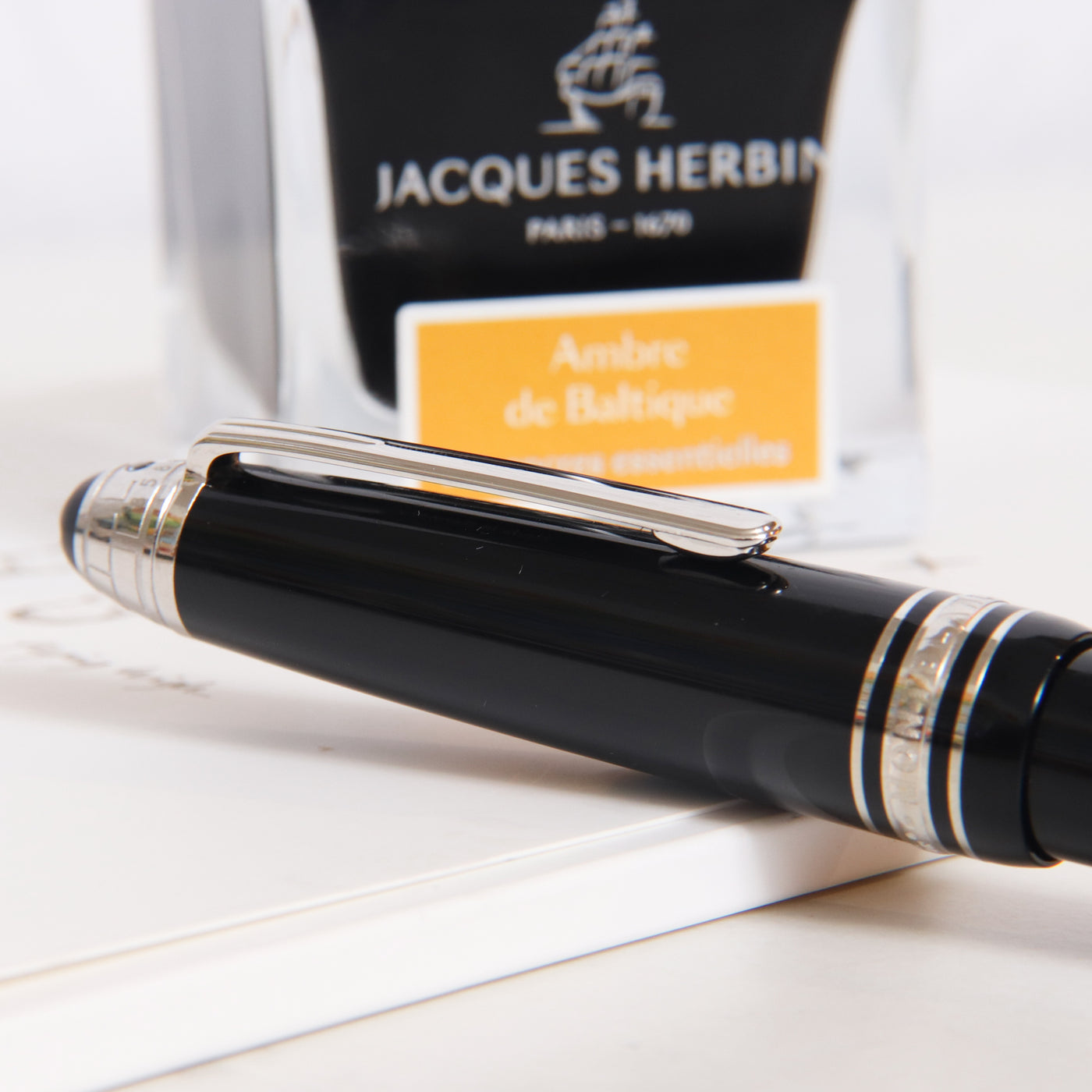 Montblanc Meisterstuck 161 UNICEF 2017 Signature for Good LeGrand Ballpoint Pen - Preowned Clip