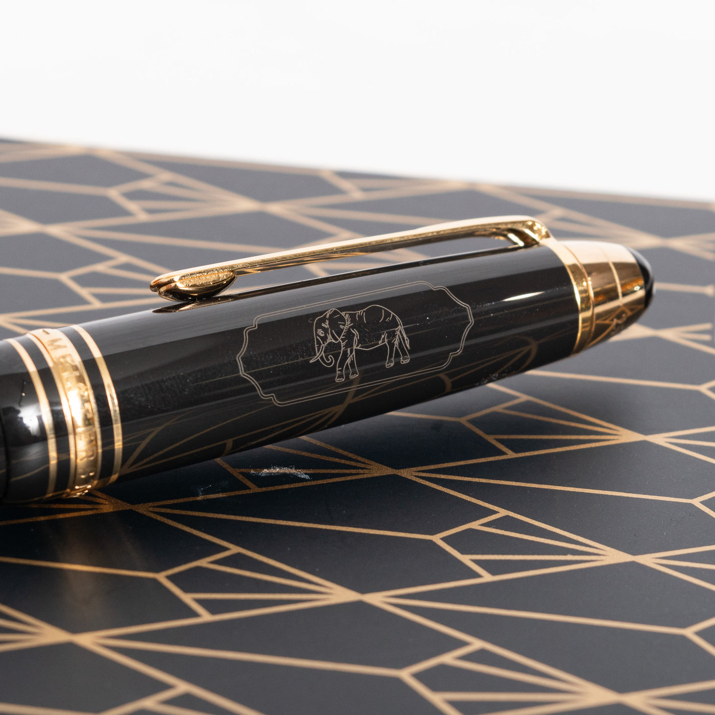 Montblanc Meisterstuck 162 Around the World in 80 Days Year 2 LeGrand Rollerball Pen Elephant Cap