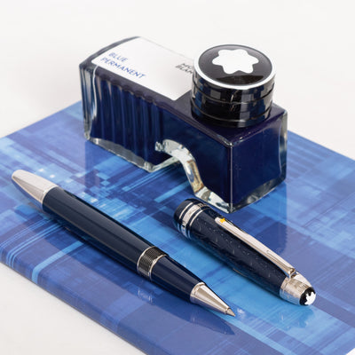 Montblanc Meisterstuck 162 Le Petit Prince Fox LeGrand Rollerball Pen blue