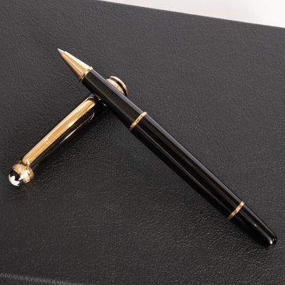 Montblanc Meisterstuck 163 75th Anniversary Special Edition Rollerball Pen Black & Gold