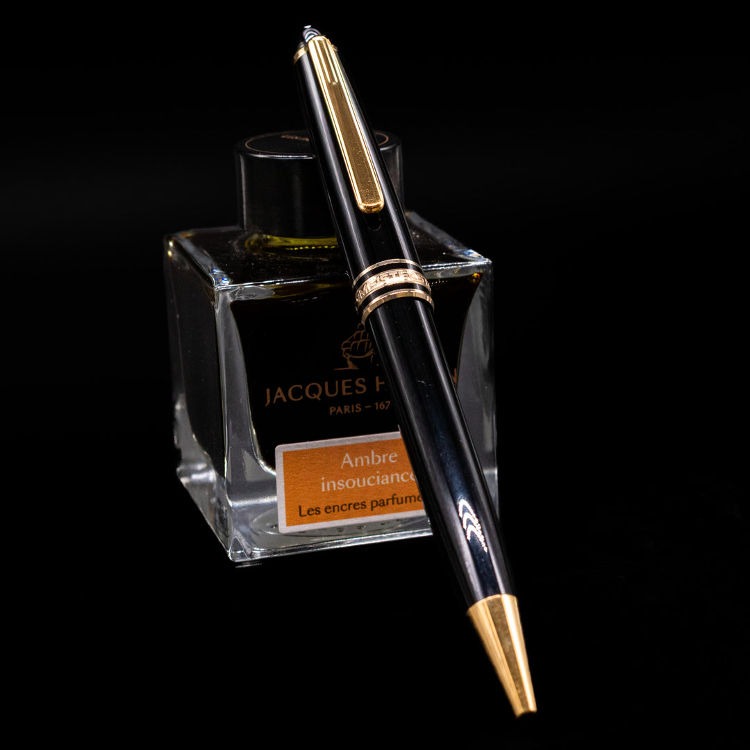 Montblanc Meisterstuck 164 Black & Gold Classique Ballpoint Pen