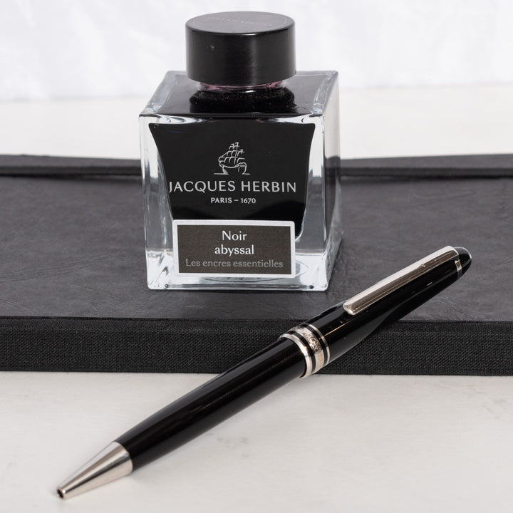 Montblanc Meisterstuck 164P Black & Platinum Classique Ballpoint