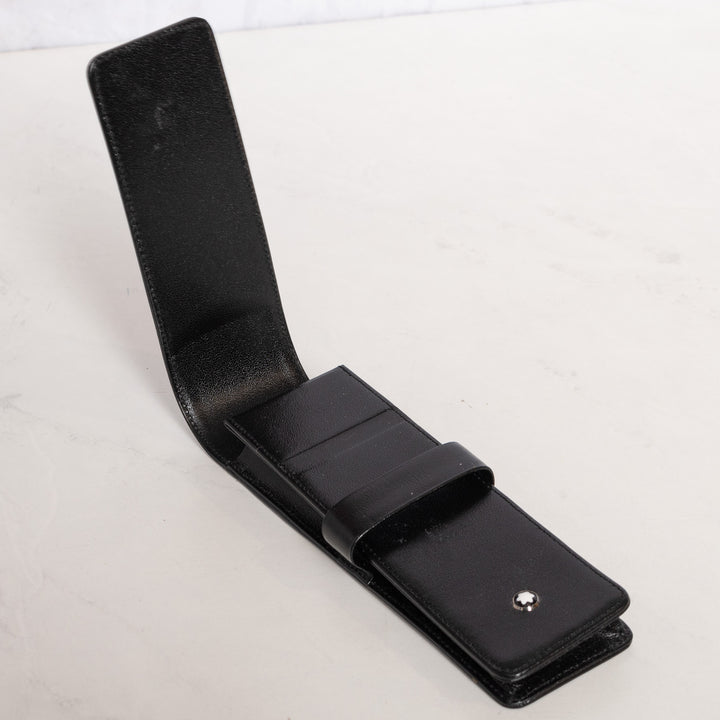 筆記具 Montblanc Pen Pouch WI 2 Pen Montblanc Pen Pouch - 2-Pen Black (Meisterstück)