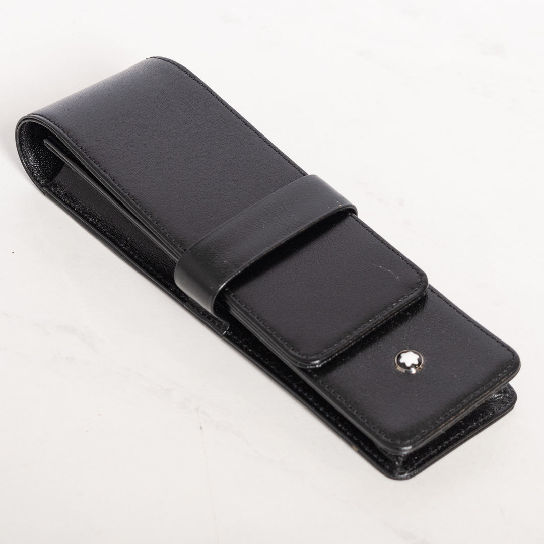 筆記具 Montblanc Pen Pouch WI 2 Pen Montblanc Pen Pouch - 2-Pen Black (Meisterstück)