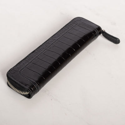 Montblanc Meisterstuck Alligator Leather One Pen Pouch black