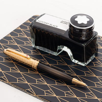 Montblanc Meisterstuck 164 Around the World in 80 Days Year 2 Doue Classique Ballpoint Pen Brown