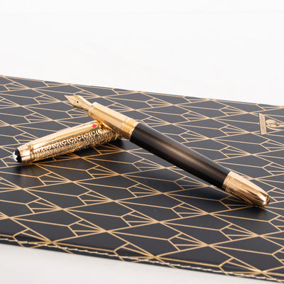 Montblanc Meisterstuck Around the World in 80 Days Year 2 Doue Classique Fountain Pen Brown