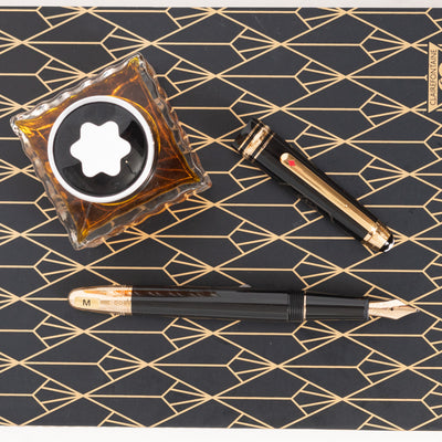 Montblanc Meisterstuck Around the World in 80 Days Year 2 Classique Fountain Pen Gold Trim