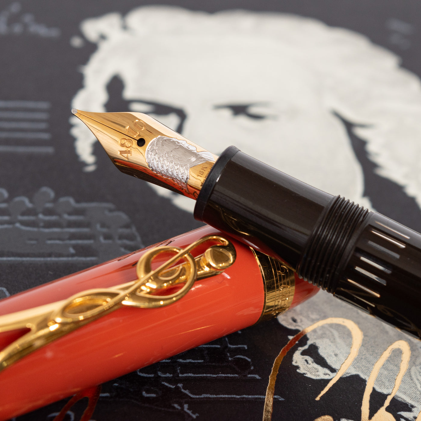 Montblanc Meisterstuck Donation Series Johann Sebastian Bach Fountain Pen gold nib