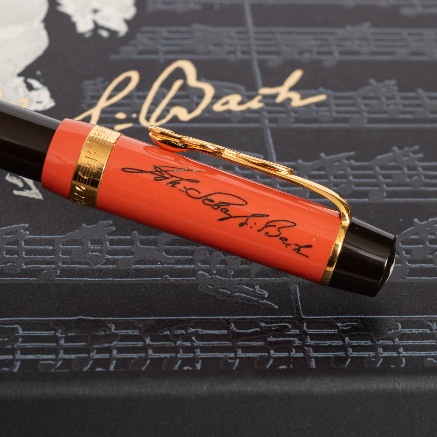 Montblanc Meisterstuck Donation Series Johann Sebastian Bach Fountain Pen signature