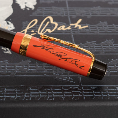 Montblanc Meisterstuck Donation Series Johann Sebastian Bach Fountain Pen signature