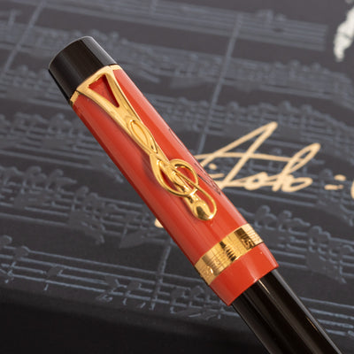 Montblanc Meisterstuck Donation Series Johann Sebastian Bach Fountain Pen treble clef clip