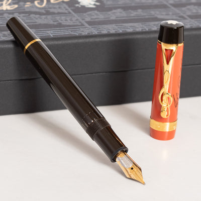 Montblanc Meisterstuck Donation Series Johann Sebastian Bach Fountain Pen uncapped