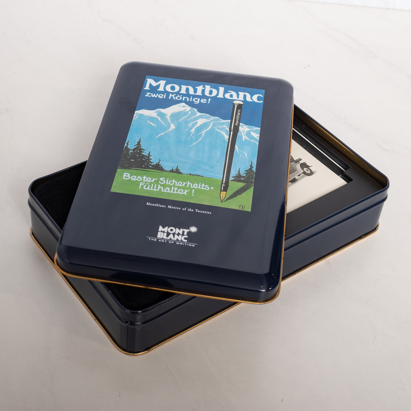 Montblanc Meisterstuck LeGrand Ballpoint Navy Blue Nostalgia Gift Box