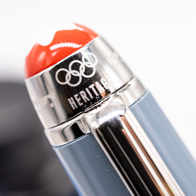 Montblanc Meisterstück x Olympic Heritage Chamonix 1924 Classique Fountain Pen olympic rings