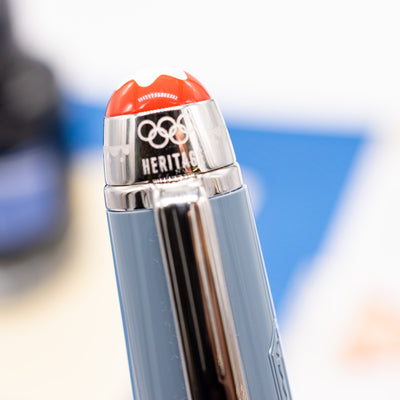 Montblanc Meisterstück x Olympic Heritage Chamonix 1924 Classique Fountain Pen rings
