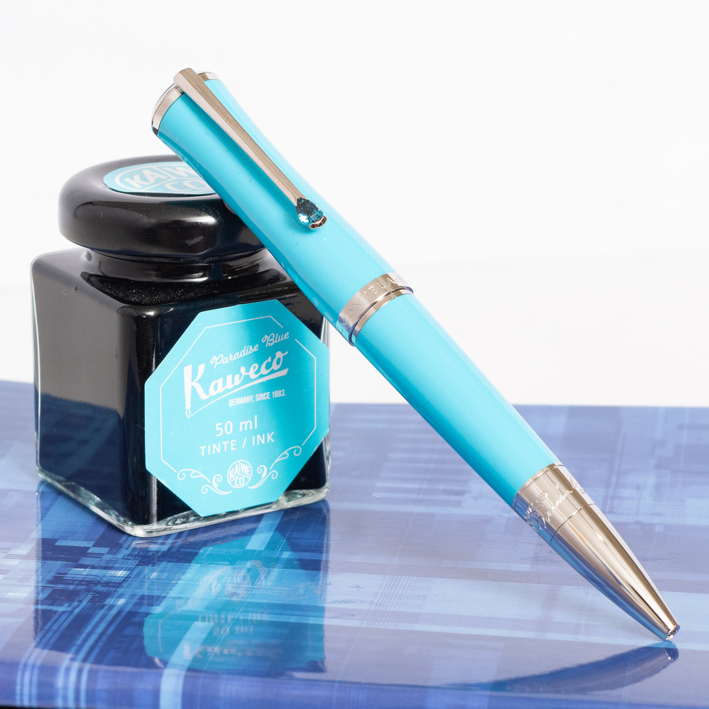 Montblanc Muses Maria Callas Ballpoint Pen Turquoise