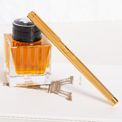Montblanc Noblesse Oblige Gold Plated Rollerball Pen capped