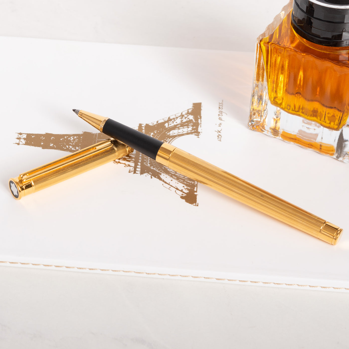 Montblanc Noblesse Oblige Gold Plated Rollerball Pen
