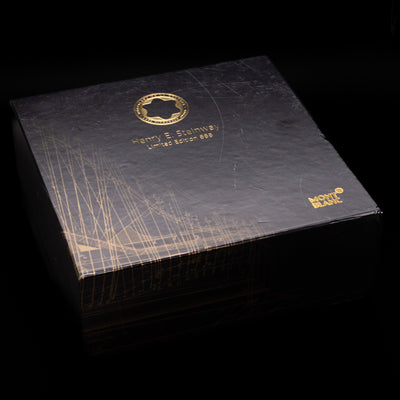 Outer box for the Montblanc Patron of Art Henry Steinway 888 Fountain Pen.