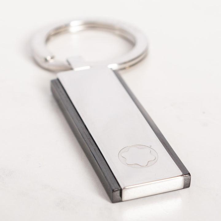 Montblanc Stainless Steel & Black Keyring 110173 - Preowned – Truphae