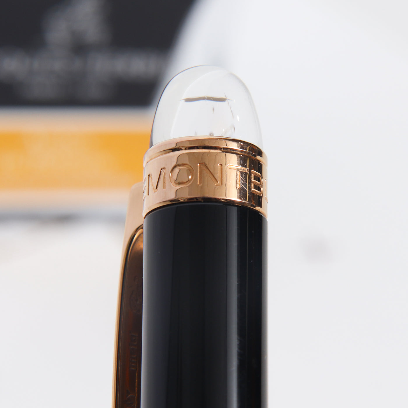 Montblanc Starwalker Black Resin & Rose Gold Ballpoint Pen - Preowned Engraving