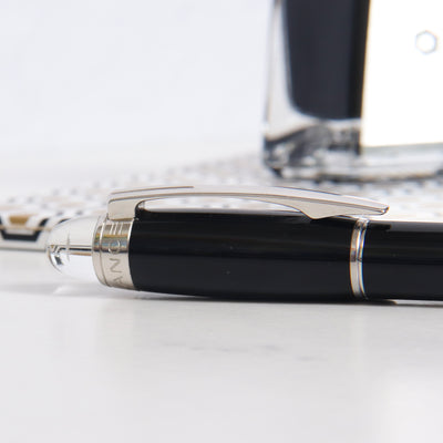 Montblanc Starwalker Black & Platinum Rollerball Pen - Preowned Clip