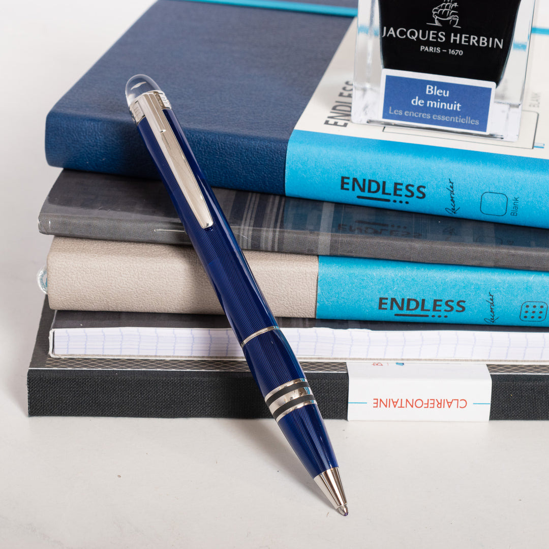Montblanc Starwalker Cool Blue Ballpoint Pen - Preowned – Truphae