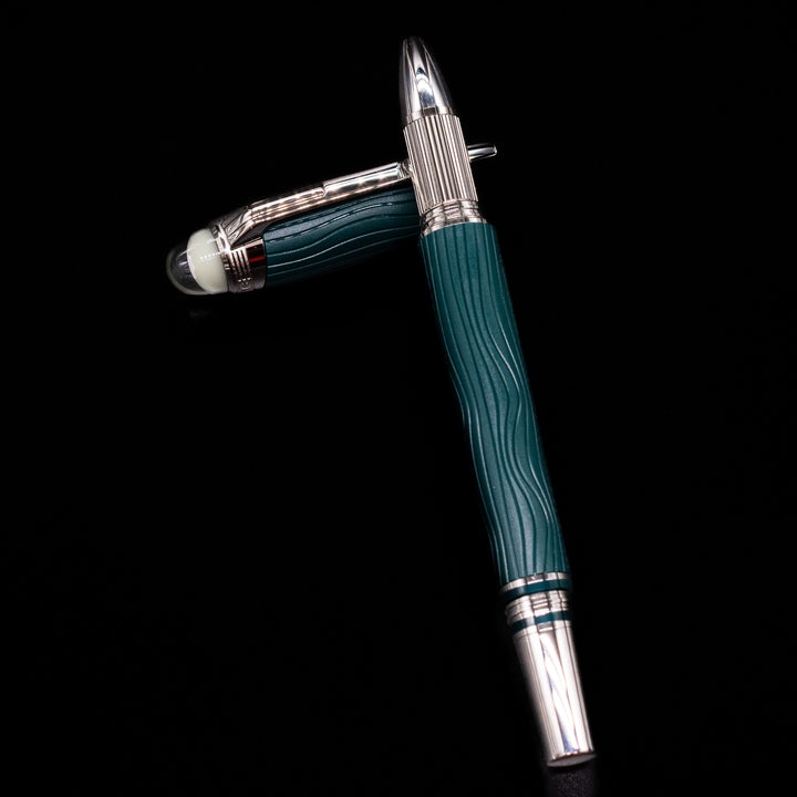 Montblanc Starwalker Resin Rollerball Fineliner Pen - Polar Green