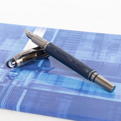 Montblanc Starwalker Space Blue Doue Fountain Pen