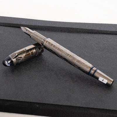 Montblanc Starwalker Space Blue Metal Fountain Pen