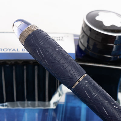 Montblanc Starwalker Space Blue Resin Fountain Pen Engraving Details