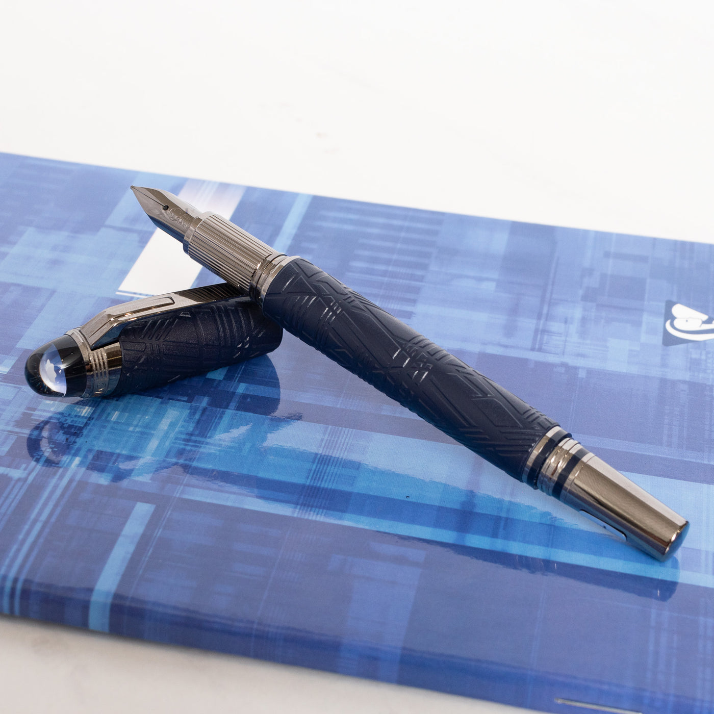 Montblanc Starwalker Space Blue Resin Fountain Pen