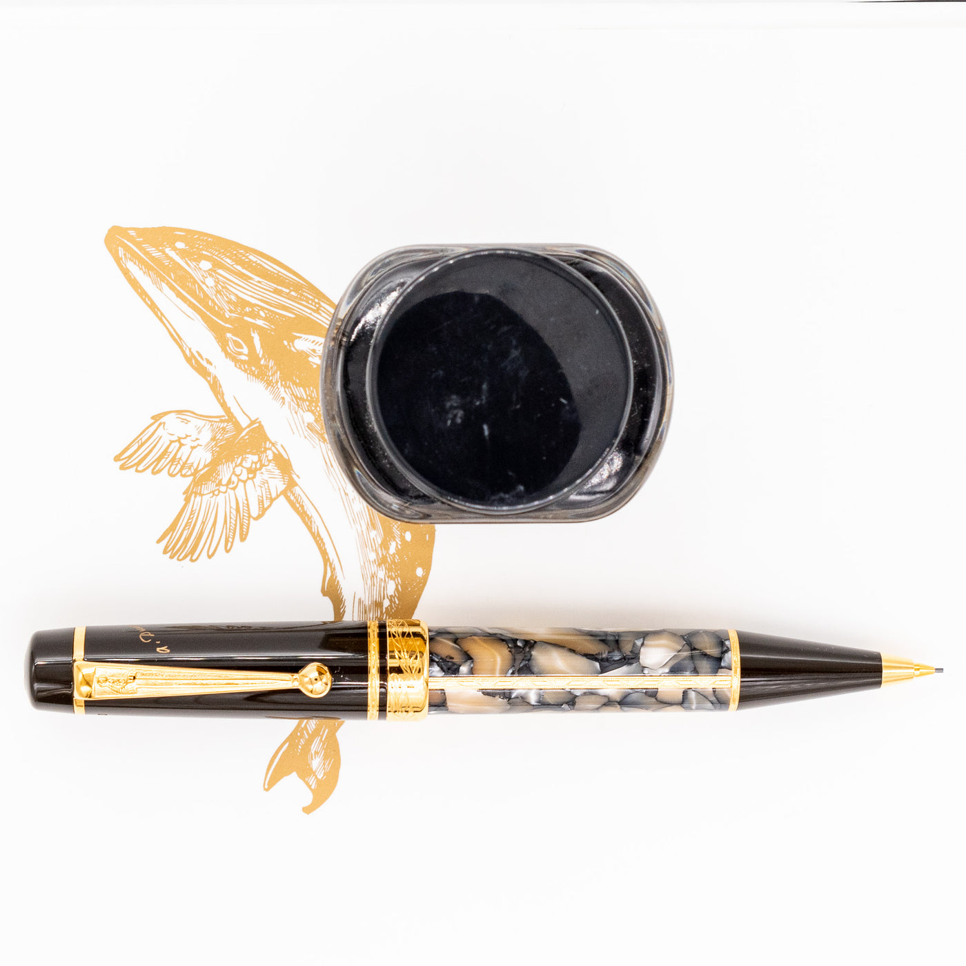 Montblanc Writer's Edition Alexandre Dumas Incorrect Signature Mechanical Pencil marble