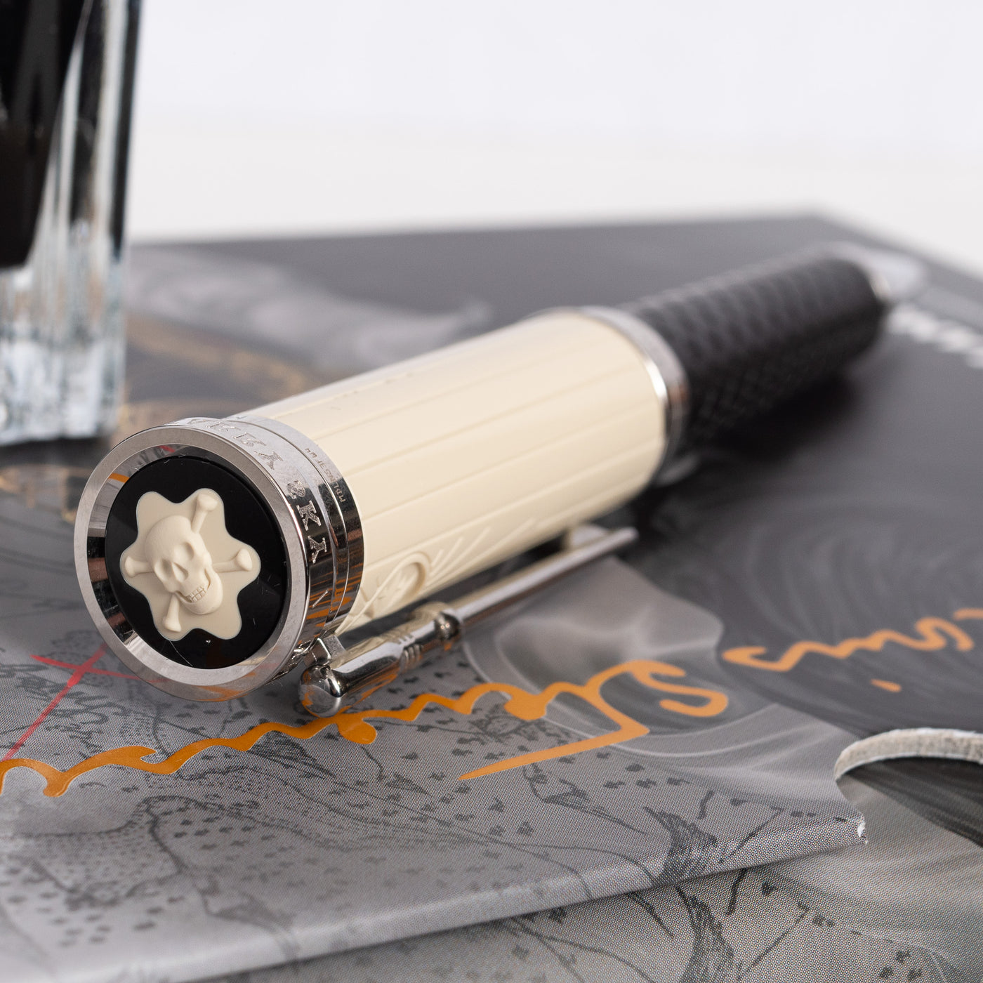Montblanc Writer's Edition Homage to Robert Louis Stevenson Ballpoint Pen Cap Top