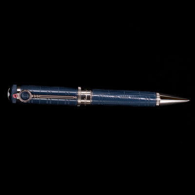 An overhead view of the Montblanc Writer's Edition Sir Arthur Conan Doyle Ballpoint Pen - Preowned activated.