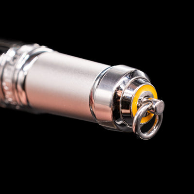 Zoomed-in shot of the bottom of the Montblanc Writer's Edition Victor Hugo Limited Edition 1831 Rollerball Pen - Preowned.