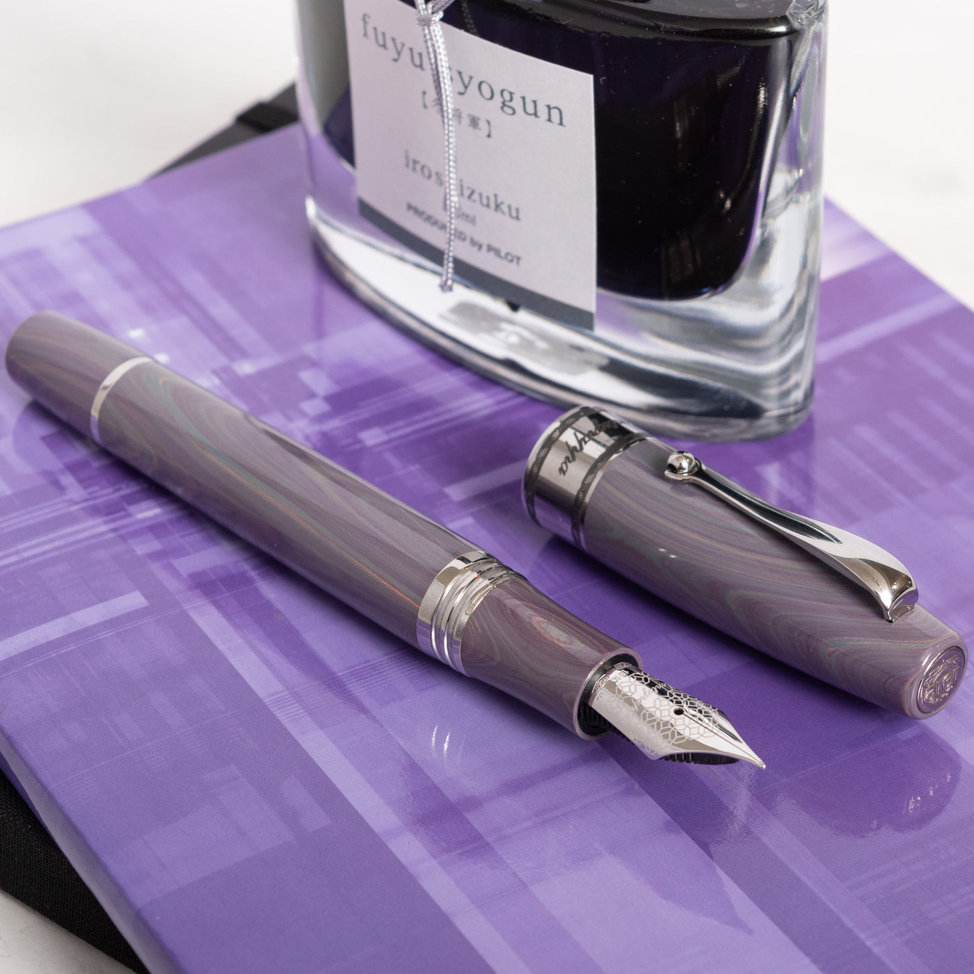 Montegrappa Extra 1930 Grey-Purple Ebonite Fountain Pen limited edition 1/1