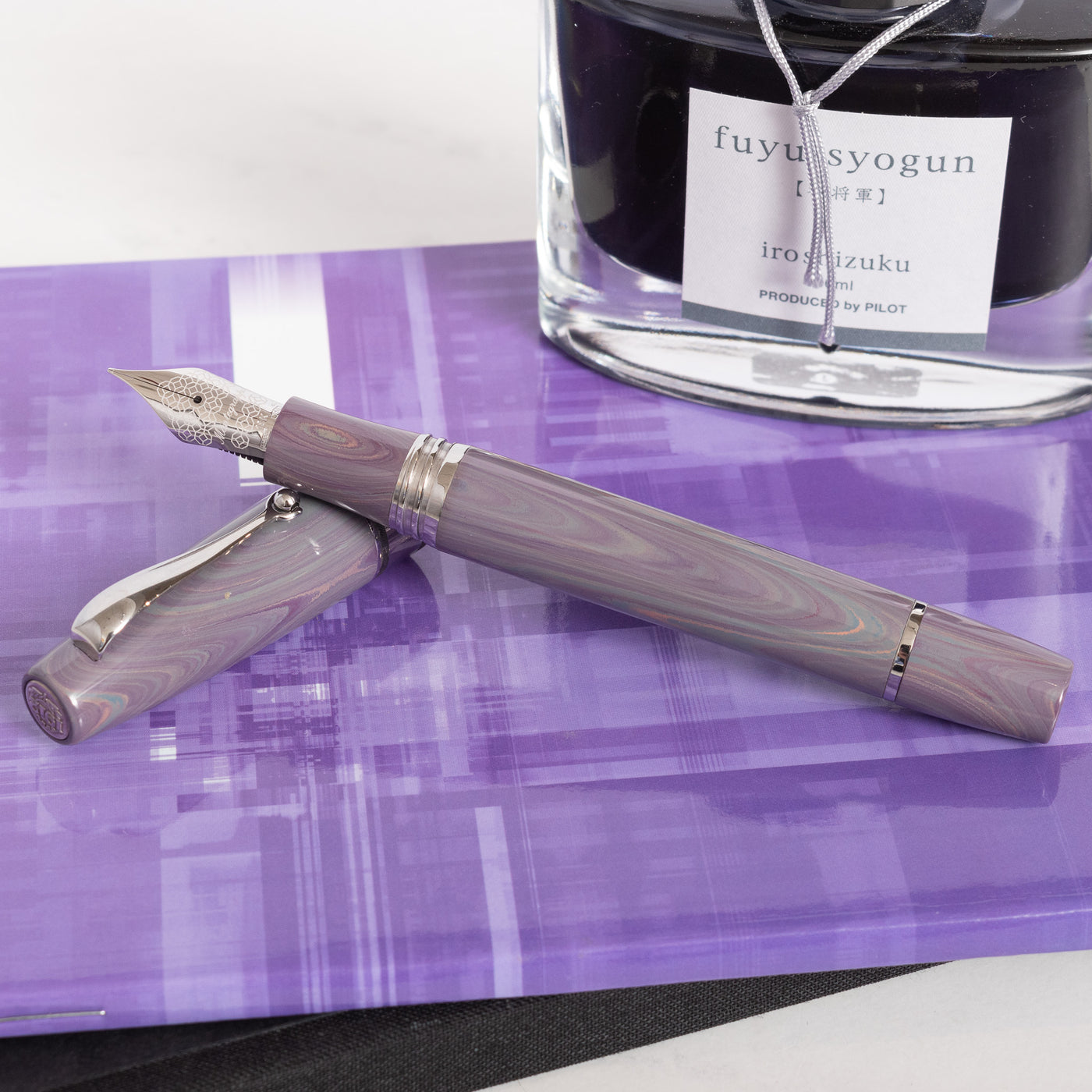Montegrappa Extra 1930 Grey-Purple Ebonite Fountain Pen