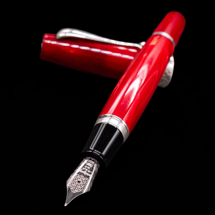 Montegrappa Miya 450 Red Celluloid Fountain Pen – Truphae
