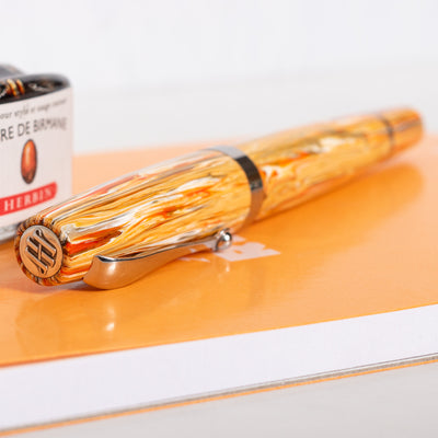 Montegrappa Miya Spice Explosion Fountain Pen cap top