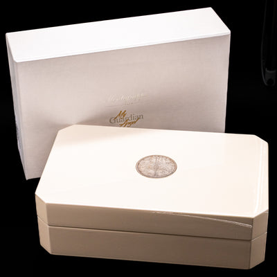 The inner lacquered box on the Montegrappa My Guardian Angel Rollerball Pen.