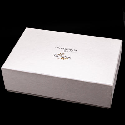 The outer box on the Montegrappa My Guardian Angel Rollerball Pen.