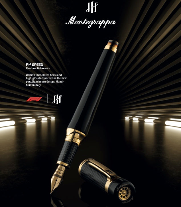 Montegrappa F1 Podium Speed Black Fountain Pen