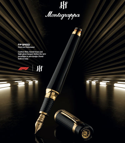 Montegrappa F1 Podium Speed Black Fountain Pen
