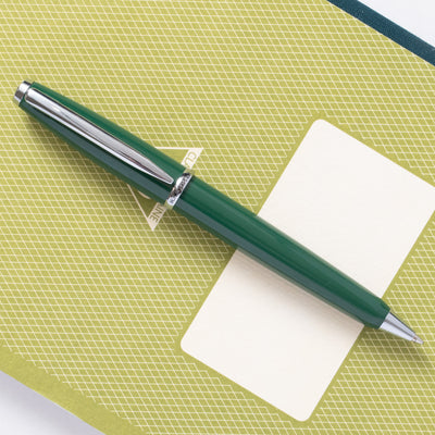  CMonteverde Aldo Domani Green Ballpoint Pen Chrome Trim