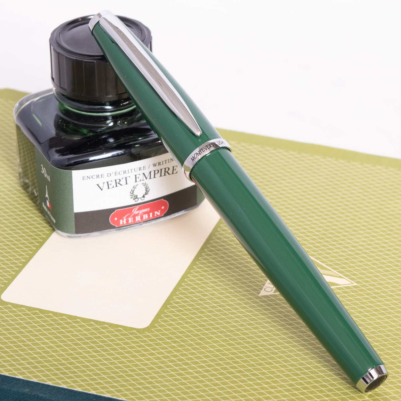 Monteverde Aldo Domani Green Rollerball Pen Capped