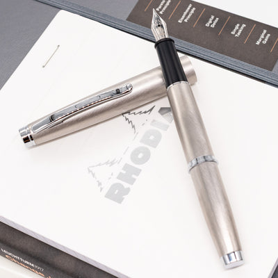 Monteverde Dakota Fountain Pen - Silver metal