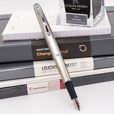 Monteverde Dakota Fountain Pen - Silver posted